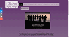Desktop Screenshot of ablehands.net