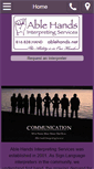 Mobile Screenshot of ablehands.net